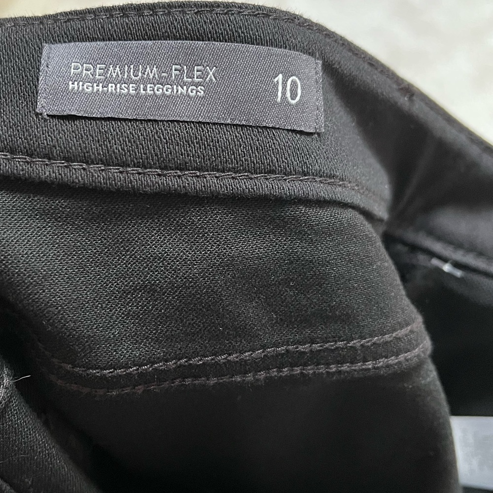 J. Jill High Rise Denim Leggings Black - Picture 3 of 5